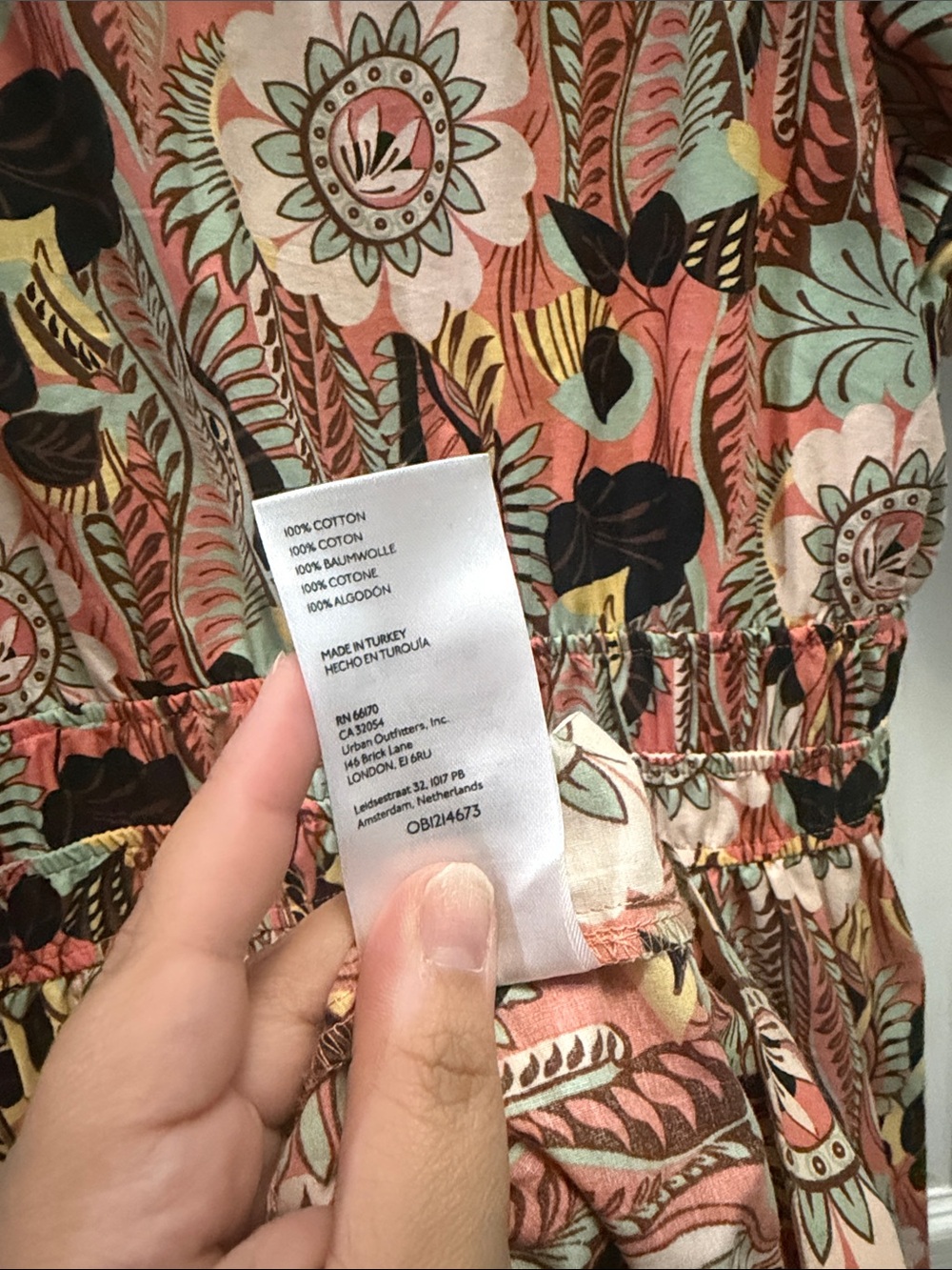 Anthropologie | Maeve the somerset maxi dress botanical size small - Picture 8 of 8